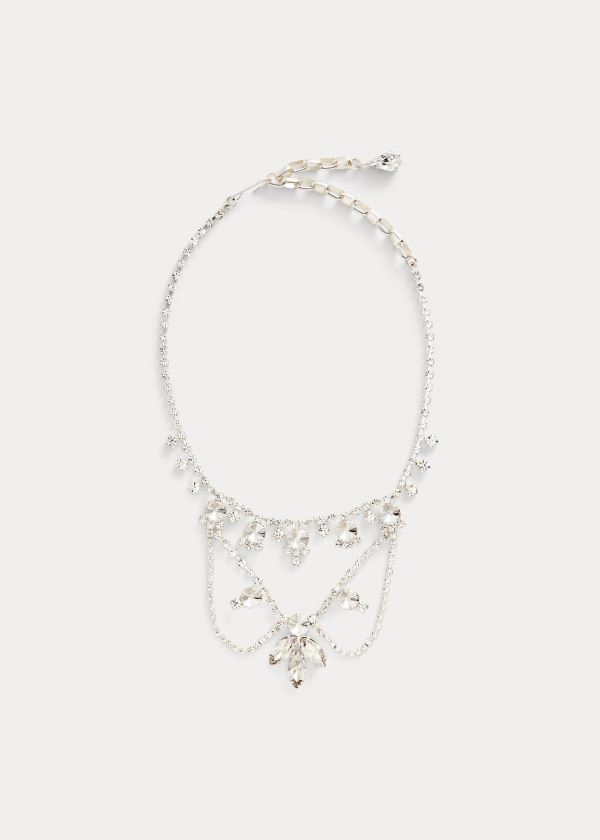 Women's Ralph Lauren Crystal Wreath Necklace | 215098IXG